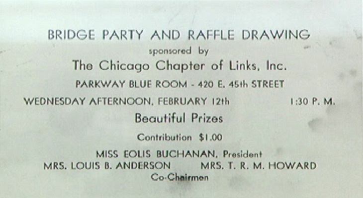 1959 Bridge Party Fundraiser